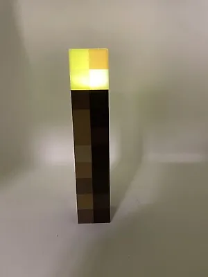 ThinkGeek 2012 Minecraft Light-Up 11  Wall Torch Night Light TESTED WORKING • $18.99