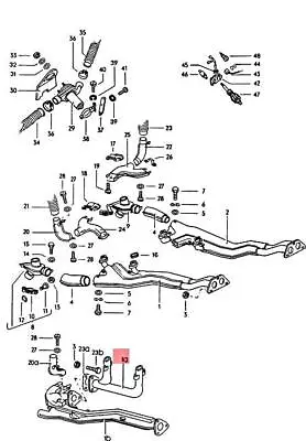 Genuine PORSCHE 914 Exhaust Pipe Left 039256281A • $451.95