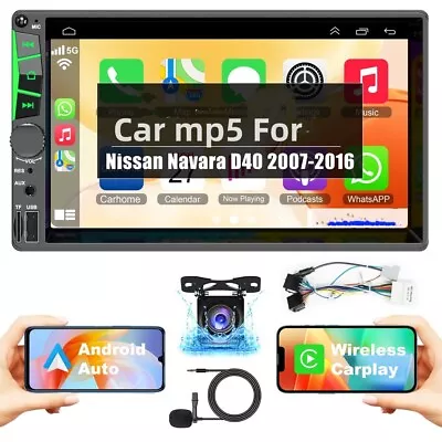 7  Car Stereo Radio For Nissan Navara D40 2007-2016 Head Unit CarPlay Bluetooth • $139.99