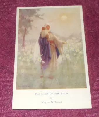 Vintage Margaret W Tarrant Postcard The Lilies Of The Field • £2