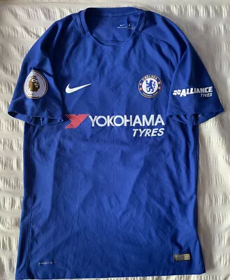£99.99 • Buy Chelsea 2017/2018 Home Jersey *Nike *Medium *Aeroswift *Hazard 10 *9/10 *Rear