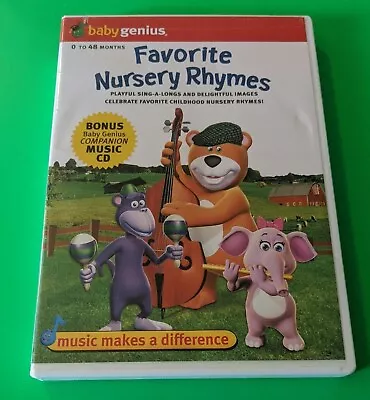 Baby Genius: Favorite Nursery Rhymes (DVD CD 2006 Standard)  • $2