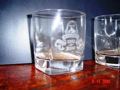 JACK DANIELS WHISKEY 150th BIRTHDAY ANNIVERSARY GLASS TUMBLER ~ RARE + BRAND NEW • $8.95