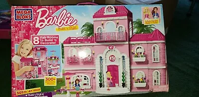 Barbie Mega Bloks Build N Style Luxury Mansion 80229 • $100.99