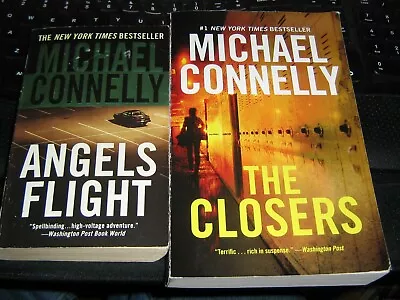 Two Michael Connelly Paperbacks  Angels Flight And The Closers   • $5