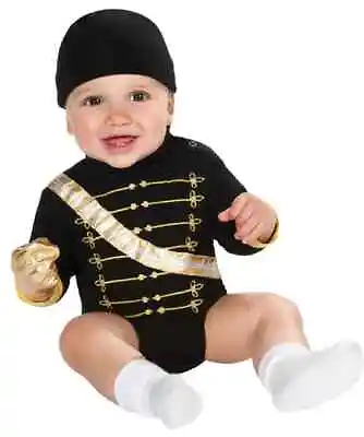 Military Jacket Black Michael Jackson Fancy Dress Halloween Baby Child Costume • $39.77