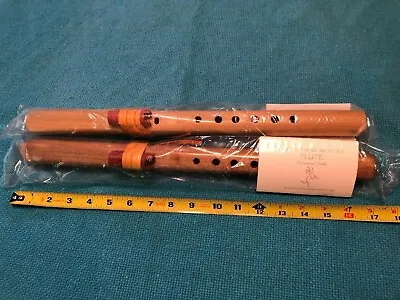 Flute Key Of C Poplar Wood Finished 17  Native American Style New 6 Keyhole NICE • $57.99