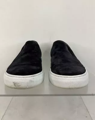 To Boot New York Black White Suede Slip-On Low Sneakers 11 Italy • $40