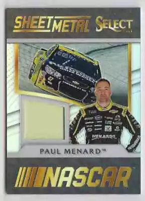 2017 Panini Select Sheet Metal Prizm Paul Menard Metal #SM-PM • $5.49