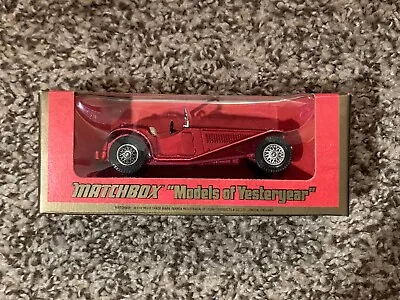 Matchbox Models Of Yesteryear # Y-3 1934 Red Riley Mph 1/48 Die Cast O Scale • $5.60