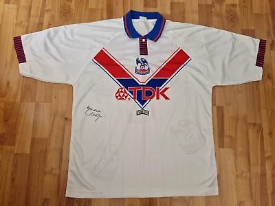 £199.99 • Buy Vintage Crystal Palace 1995-1996 Mens 2xl Football Away Shirt Nutmeg Signed