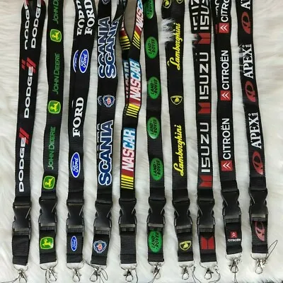 🔥NEW🔥 Auto Motocycle Logo Lanyard Keychain Gift Key Holder Various Design • $3.99