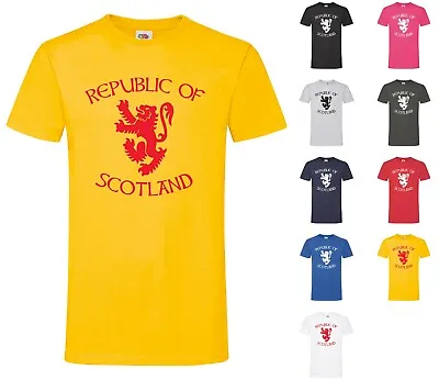 £12.55 • Buy Republic Of Scotland T-Shirt - Scottish Independence Referendum Yes Indy Ref SNP