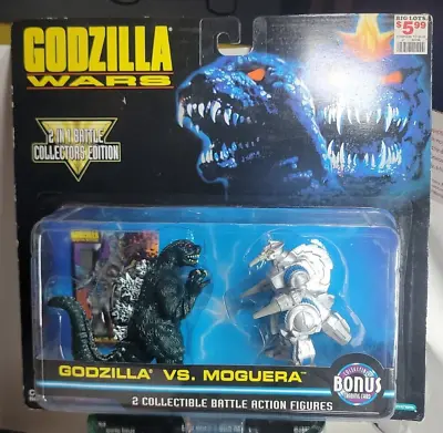 Godzilla Wars 2 In 1 Battle Collectors Edition Godzilla Vs Moguera W/ Card • $88.88
