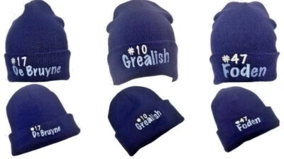 £9.99 • Buy Manchester City Hats Unbranded Player Hat Beanie Bronx Fans Gifts