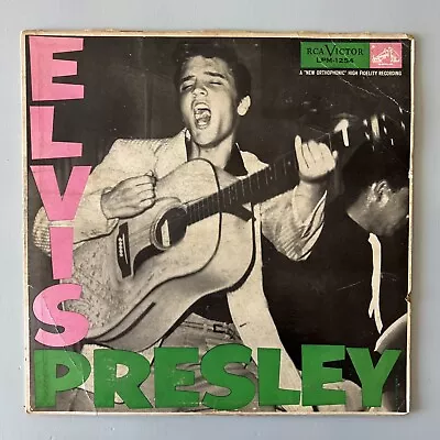 Elvis Presley Lp Lpm-1254 Debut Album Original Long Play G/g+ • $26