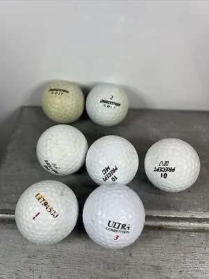 Mix Of Bridgestone Precept & Ultra 7 Pieces Total Golf Balls Collectable • $28