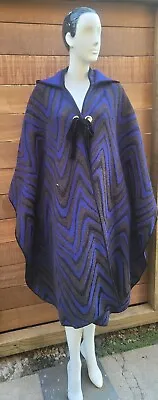 $895 • Buy LUXE $4200 Sold Out MISSONI Iconic Zig Zag Stripe Knit  Double Faced Coat Wrap