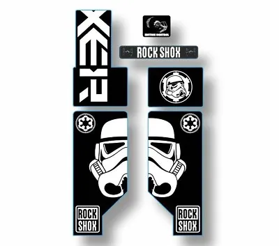 Rock Shox Boxxer Mountain Bike Cycling Decal Kit Sticker Adhesive Troopers Theme • $19.99