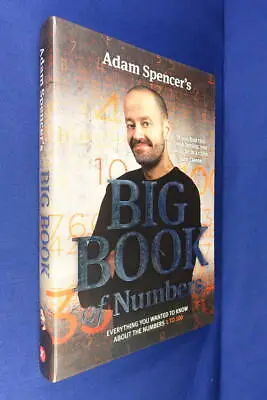 $15 • Buy ADAM SPENCER'S Big BOOK OF NUMBERS Adam Spencer MATHS MATHEMATICS SLEEK GEEKS