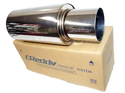 Greddy Revolution RS Universal Exhaust Muffler (3 /76mm) Inlet (4.5 /115mm) Tip • $193.88