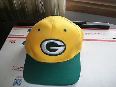 Vintage Green Bay Packers Snapback Hat Cap Two Tone Citgo Coca Cola Promo • $4.95