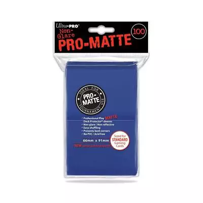 Ultra Pro Pro-Matte (100 Count) Blue Deck Protector Sleeves - Magic The Gatherin • £6.07