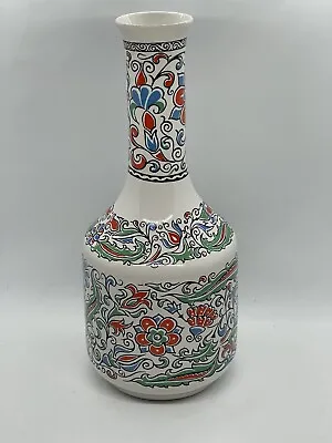 Vintage Metaxa Greek Porcelain Vase / Liquor Bottle Decanter Hand Made • $12