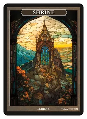 Shrine Stained Glass Token Givememana Tokens Magic The Gathering • $2