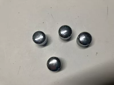 Volume/Tone Guitar Knobs. Steel-Chrome Gnarled. Set Of 4.  • $7