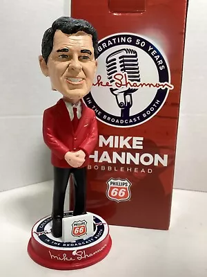 Mike Shannon Bobblehead Phillips 66  50 Yr. Broadcast Booth • $15.95