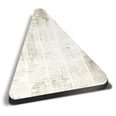 Triangle MDF Magnets - Vintage Grunge Newspaper Urban Retro #24389 • £4.99