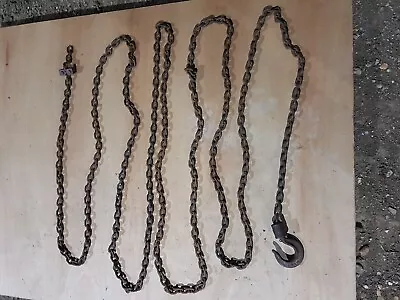 1tonne Chain And Hook For Block And Tackle Chain Hoist Etc • £35