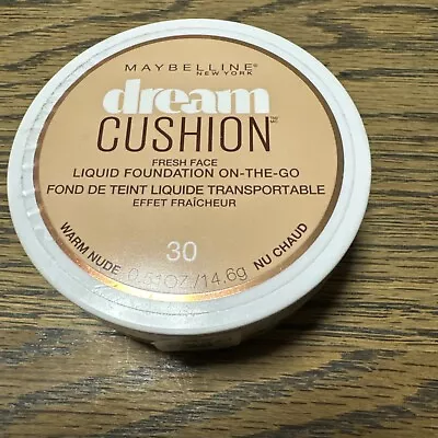 Maybelline New York Dream Cushion Fresh Face Liquid Foundation #30 WARM NUDE • $14.90