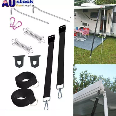 Awning Tie Down Tent Clips Hooks Fit For RV Fiamma F35 45 65 Caravan Motorhome • $30.99