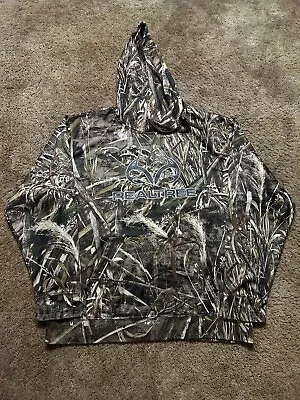 Realtree Sweatershirt Hoodie Pullover Camo Hunting Camouflage Mens Size XL • $16.88