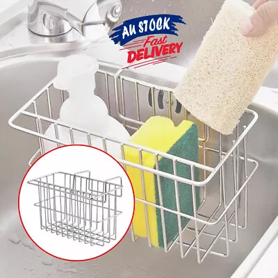 Caddy Tidy Holder Kitchen Sink Organizer Drainer Hook Soap Sponge Racks Storage • $17.59