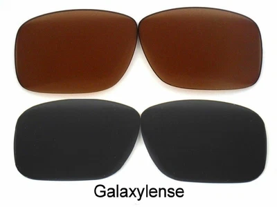 £8.77 • Buy Galaxy Replacement Lenses For Oakley Deviation Sunglasses Black/Brown Polarized