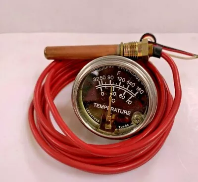 MURPHY SWICHGAGE 20TE-160-10-1/2 10703337 Temperature Gauge 160 Deg F • $150