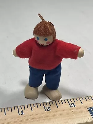 Melissa & Doug JD17188 Wooden Doll House Doll Figurine RARE Boy • $3.99