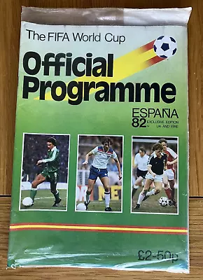 £39.99 • Buy Rare Sealed World Cup Final Spain 1982 Offical Tournament Programme  Uk Edition