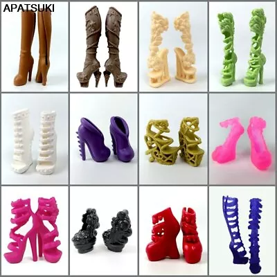 Fashion Doll Shoes For Monster Demon Doll High Heel Shoes Accessories Boots Toys • $3.94