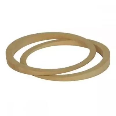 £10.99 • Buy 6.5  165mm Pair Of MDF Speaker Spacer Mounting Rings Slanted 1mm To 16mm