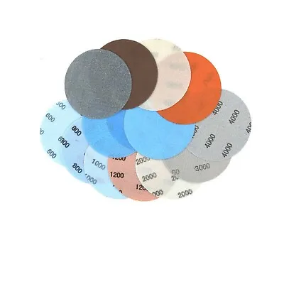 5 Inch Wet & Dry Sanding Discs 125mm Orbital Sandpaper Pads Hook&Loop P600-P5000 • $130.20