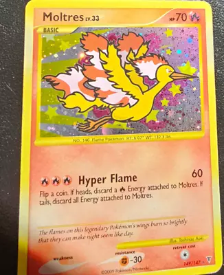 Pokémon TCG Moltres Supreme Victors 149/147 Holo Secret Rare LP- • $60