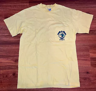 Hawaiian Police T Shirt MED Hawaii SHOPO Vintage 1980s 80s HPD Med Hanes Yellow • $19.99