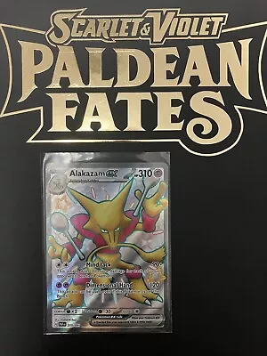 Alakazam Ex - 215/091 - Shiny Ultra Rare - Paldean Fates - NM/M - Pokemon Card • $10
