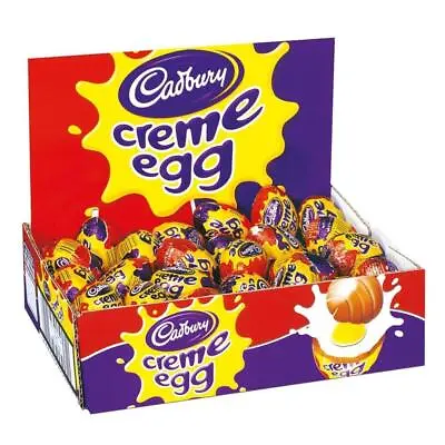 £14.95 • Buy Cadbury Creme Eggs Easter Sweets Treats 12 24 48 Full Bulk Box