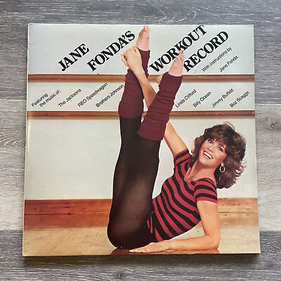 1982 Vinyl Jane Fonda's Workout - Double LP Columbia CX2 38054 Jimmy Buffett • $18