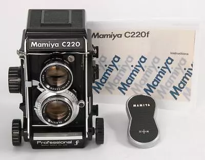 Mamiya C220 F Professional Camera 80mm F/2.8 Black Dot Lens TESTED NEW SEALS USA • $375